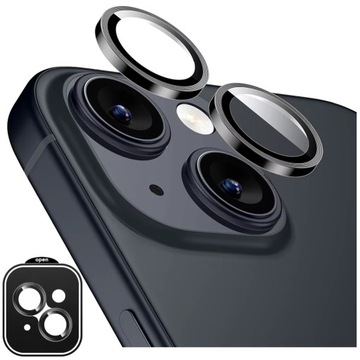 SZKŁO NA APARAT KAMERĘ OCHRONNE + aplikator do iPHONE 13 / 13 mini