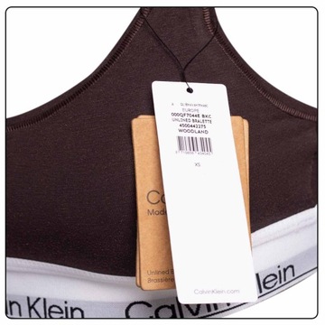 CALVIN KLEIN DAMSKI STANIK BIUSTONOSZ BRĄZOWY r.S