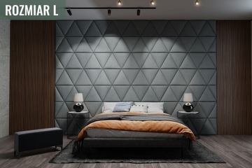 МЯГКИЕ НАСТЕННЫЕ ПАНЕЛИ Студия обивки ТРЕУГОЛЬНИК размер L 50х43 см