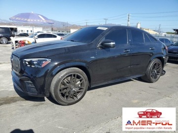 Mercedes GLE V167 SUV AMG Facelifting 3.0 53 435KM 2024 Mercedes-Benz GLE 2024r., Gle Coupe Amg 53 4matic, 3L, od ubezpieczalni 3.0