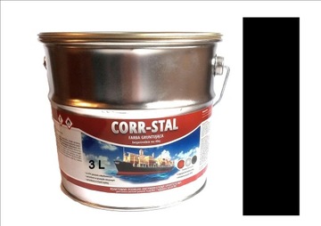 FARBA OKRĘTOWA NA RDZĘ OCYNK ALUMINIUM STAL 3 L