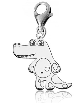 CHARMS Zawieszka krokodyl zwierzęta SREBRO 925