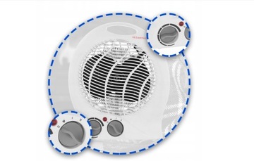 МАЛЕНЬКИЙ ЭФФЕКТИВНЫЙ ЭЛЕКТРИЧЕСКИЙ РАДИАТОР, БЕЛАЯ ФАРЕЛКА