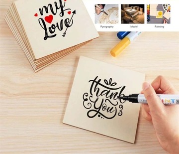 Доска фанера 3мм для лазера 1/2 класса, формат А3, декор дерево, декупаж х5 шт.