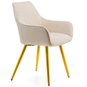 СОВРЕМЕННЫЙ ГЛАМУРНЫЙ СТУЛ ВАСТО С МЯГКОЙ ОБИВКОЙ ДЛЯ ГОСТИНОЙ, СТОЛОВОЙ