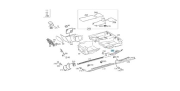 ОРИГИНАЛЬНАЯ КРЫШКА САМОРОДА LT MERCEDES C W203