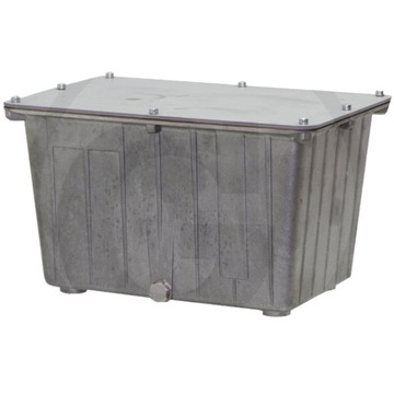 Zbiornik aluminiowy 10l z uszczelką i pokrywą