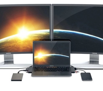 Адаптер HUB 7in1 USB-C HDMI 4K SD Macbook Pro / Air