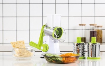 БАРАБАННАЯ СЛАЙСЕР ДЛЯ ОВОЩЕЙ, СЫРА, ОРЕХОВ, 3в1