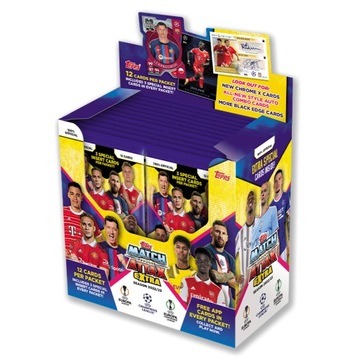 TOPPS Match Attax CHAMPIONS LEAGUE EXTRA 2022 2023 BOX 288 KART PIŁKARSKICH