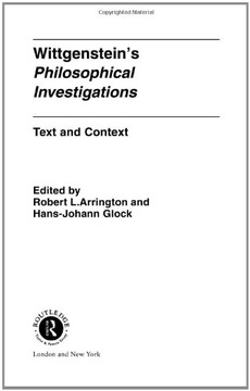 Wittgenstein s Philosophical Investigations: Text