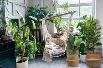 ПЛЕТЕНЫЕ КОРЗИНЫ ЧЕХОЛ ДЛЯ ЦВЕТОЧНЫХ ГОРШКОВ BOHO FLADIS X3