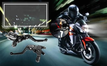 Krótkie sportowe uchwyty + manetki + ciężarki CNC