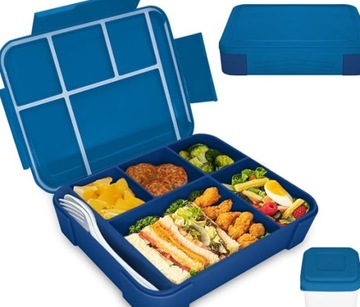Pojemnik na lunchbox niebieski 1.3L