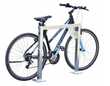 STOJAK ROWEROWY Z TABLICZKĄ U-29 OCYNK 60X80