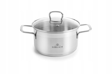 Набор кастрюль Gerlach Brava, индукционный, 8 шт.