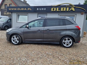 Ford C-MAX II Grand C-MAX Facelifting 1.5 EcoBoost 182KM 2016 Ford Grand C-MAX Park assist Podgrzewana kierownica Czujniki parkowania Su, zdjęcie 11