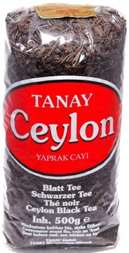Herbata czarna liściasta cejlońska Tanay 500 g