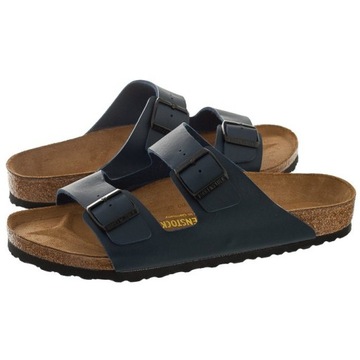 Klapki Męskie Birkenstock 0051751 ARIZONA BF Granatowe 42