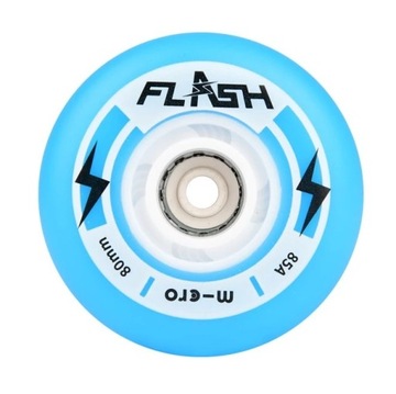 Kółka świecące MICRO - FLASH - BLUE - 80 mm