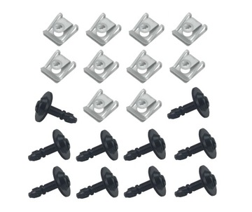 AUDI BMW MINI WKRĘTY + BLASZKI MONTAŻOWE KOMPLET