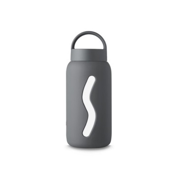 MUUKI butelka na WODĘ / NAPARY 500ml SMOKE +SŁOMKA