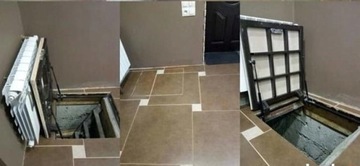 Люк для осмотра пола в подвале 90 x 130 см