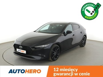 Mazda 3 IV Hatchback 2.0 Skyactiv-X 180KM 2019 Mazda 3 automat mHEV skóra full LED navi kamera i