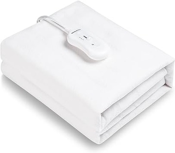 MATA ELEKTRYCZNA NA MATERAC ŁÓŻKO 3 POZIOMY GRZANIA 150x80 cm ECRU VENUSTAS