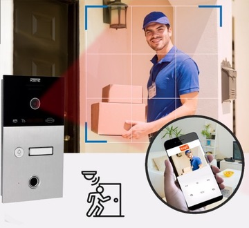 ВИДЕОДОМОН 5TECH 2 МОНИТОРА WiFi ОТПЕЧАТКИ ПАЛЬЦЕВ
