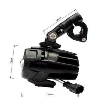 Halogeny LED quad atv enduro LED CREE 40W MOCNE !