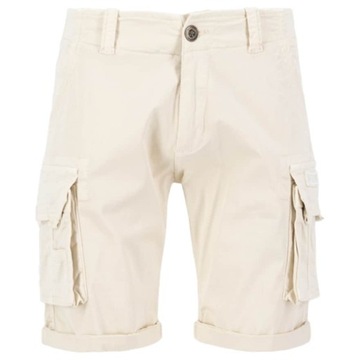 Szorty Spodenki Alpha Industries Crew Short - Beżowe 36