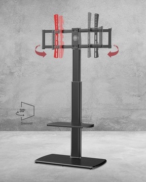 STOJAK POD TELEWIZOR PÓŁKA 32-65 CALI 40 KG VESA