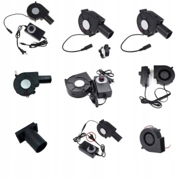 Турбинный вентилятор с регулируемым вращением 12V 230V 97x33 охлаждение