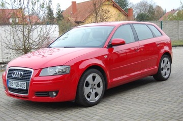 Audi A3 8P Hatchback 3d 1.6 102KM 2008 Audi A3 Sportbeck 5drzwi1.6MPI Klima Śliczna Polecami9, zdjęcie 7