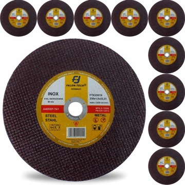 TARCZA DO CIĘCIA METALU INOX CIENKA 230 x 1,8 mm 10 szt