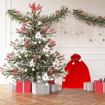 МЕШОК СУМКА САНТА СУМКА САНТА КЛАУС РОЖДЕСТВО КАНУН РОЖДЕСТВА