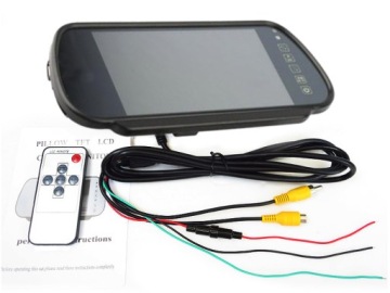 Monitor 7 cali PAL/NTSC dwa wejścia video pilot