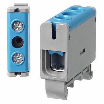 ZŁĄCZKA SZYNOWA KOMPAKTOWA NIEBIESKA 2X 1,5-16mm2