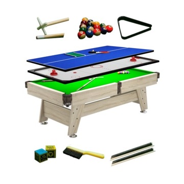 9FT Stół Bilardowy Radley Vintage Pool Son.J. + Nakładka Cymbergaj-Tenis