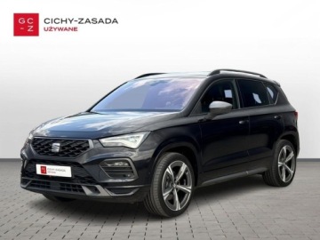 Seat Ateca SUV Facelifting 2.0 TSI 190KM 2021 Seat Ateca 2.0 190KM 4DRIVE FR DSGElek. Klapa NiskiPrzebieg Kamera ASO FV23