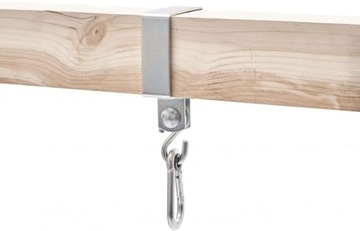 Zestaw montażowy huśtawka łączniki 90x90 czarny