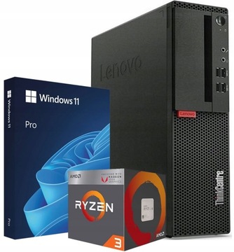 Gamingowy PC Lenovo M725s Ryzen 3 Pro 2200G 16GB 256GB SSD Win11