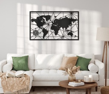 КАРТА МИРА НА СТЕНУ 120х70 см АЖУРНАЯ КАРТИНА КАРТА МИРА ДЕРЕВЯННАЯ СТЕНА