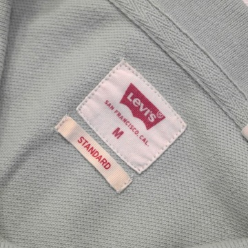 LEVI'S _ MARKOWA KRÓTKA KOSZULKA POLO Z LOGO _ M/L