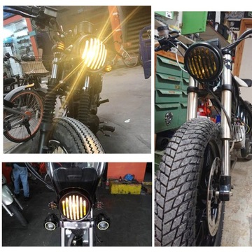 ФАРА 6,5-дюймовый ретро-мотоцикл Bobber Chopper