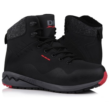 Buty sportowe zimowe DK EVEREST 11101 BLK RED D