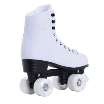 КЛАССИЧЕСКИЕ РЕТРО БЕЛЫЕ РОЛИКОВЫЕ КОНЬКИ ABEC-7 РЕЗИНА 37