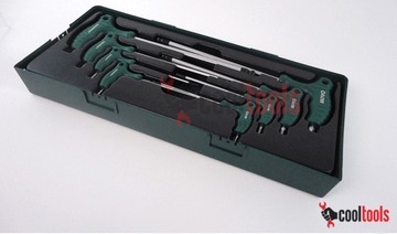 Набор шестигранных ключей с шариком и ручкой Jonnesway H10MB08SP u