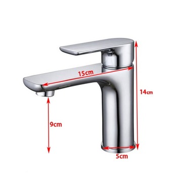 SANOS хромированный смеситель для умывальника